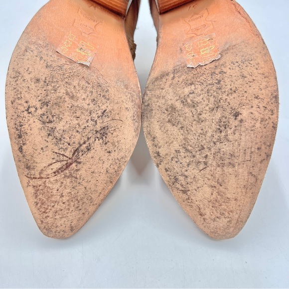 Free People Venture Ankle Boot Suede Tan Bootie Size 37 - Picture 9 of 13